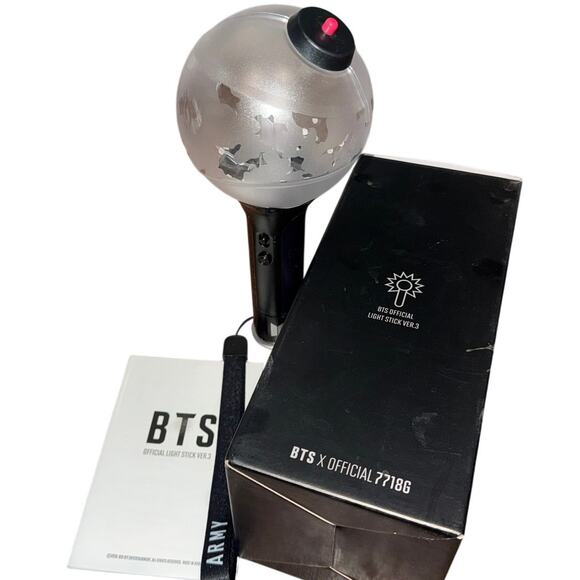 BTS Official Army Bomb Light Stick Ver. 3 Bluetooth Concert w Box Manual KPOP - Picture 10 of 16